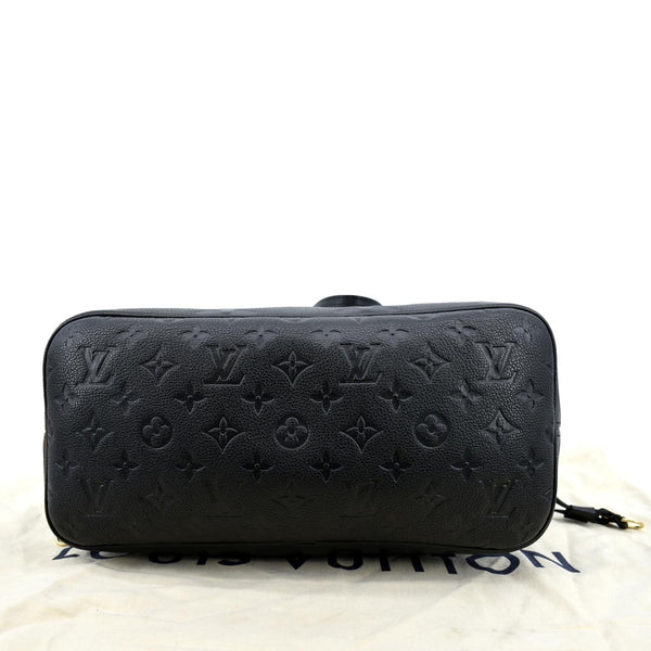LOUIS VUITTON Neverfull MM Monogram Empreinte Tote Bag Black