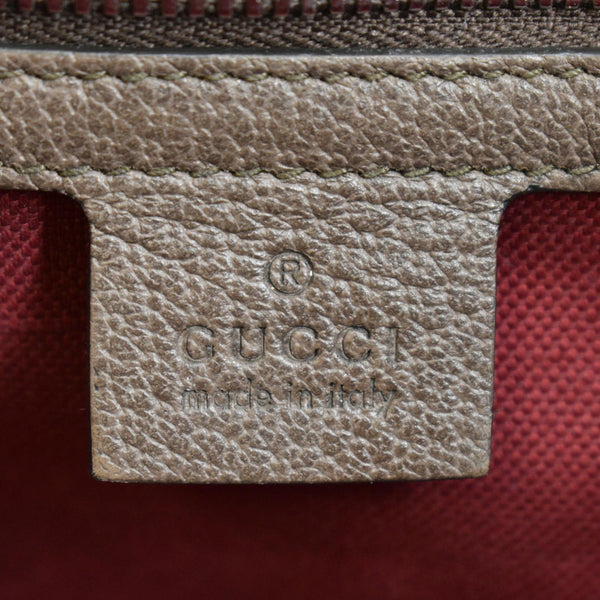 GUCCI Small GG Supreme Canvas Tote Bag Beige 643814