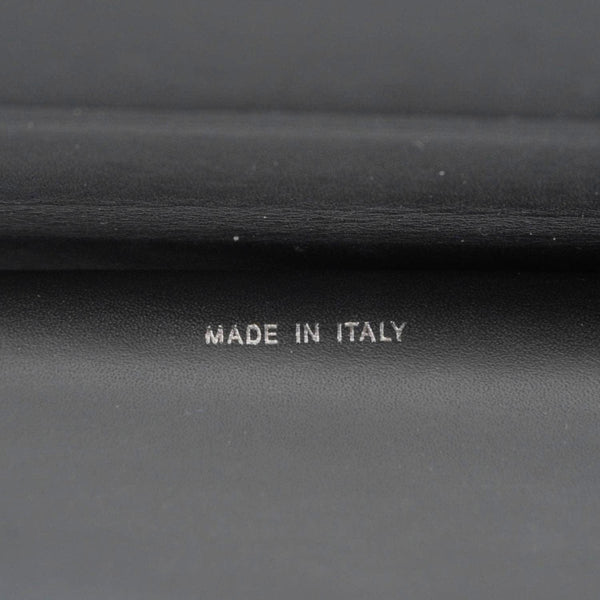 CHANEL Nubuck Quilted Leather Ipad Case Black