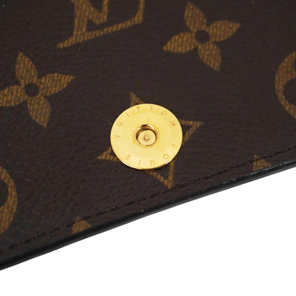 LOUIS VUITTON Christmas Animation Pochette Monogram Canvas Crossbody Bag Brown