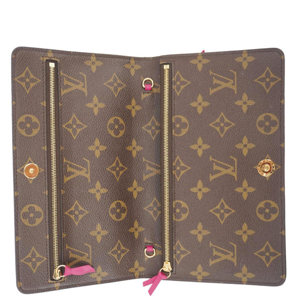 LOUIS VUITTON Christmas Animation Pochette Monogram Canvas Crossbody Bag Brown