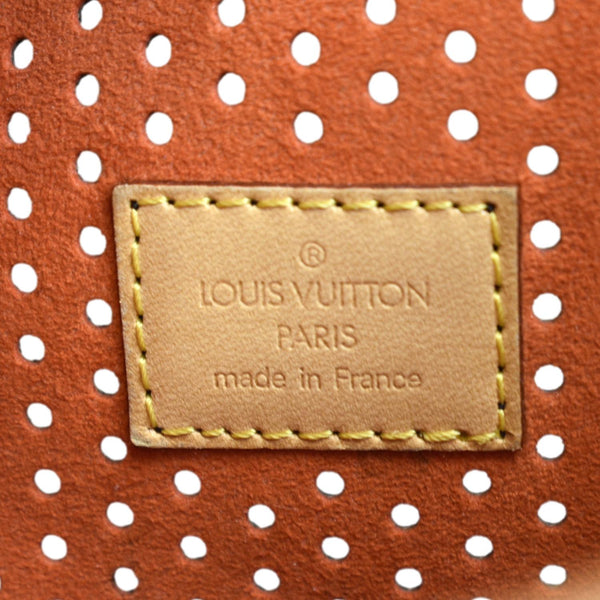 LOUIS VUITTON Perforated Musette Monogram Canvas Crossbody Bag Brown