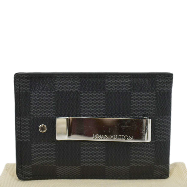 LOUIS VUITTON Prince Damier Graphite Card Holder Grey