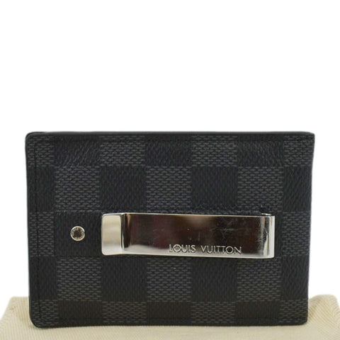 LOUIS VUITTON Prince Damier Graphite Card Holder Grey