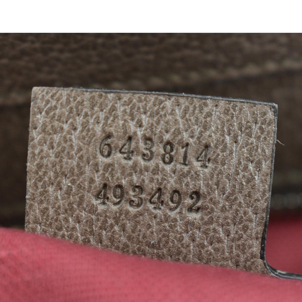 GUCCI Small GG Supreme Canvas Tote Bag Beige 643814