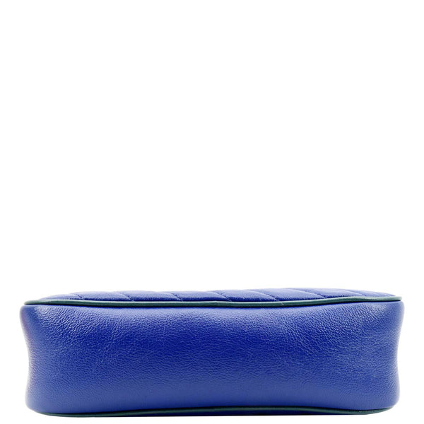 Gucci GG Marmont Small Diagonal Leather Crossbody Bag - Bottom