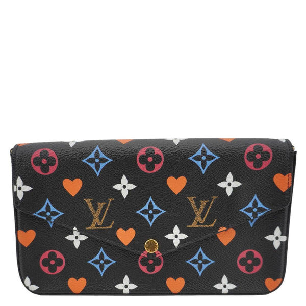 LOUIS VUITTON Pochette Felicie Game On Canvas Crossbody Bag Multicolor
