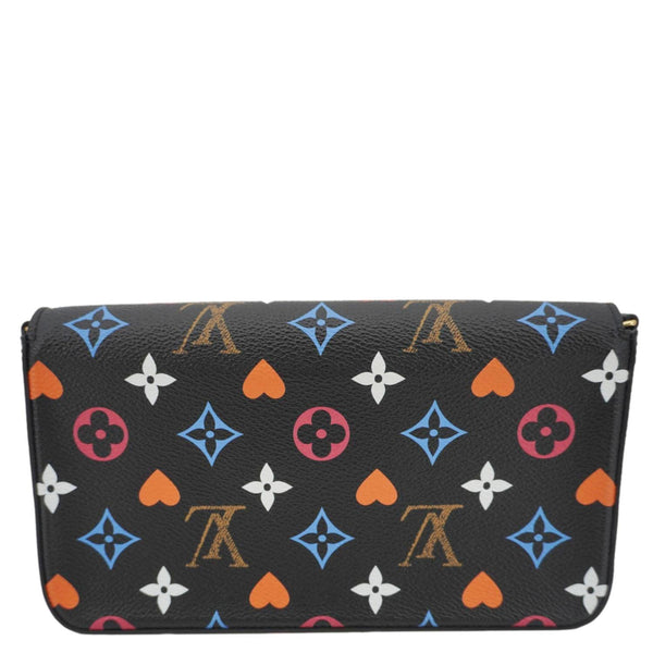 LOUIS VUITTON Pochette Felicie Game On Canvas Crossbody Bag Multicolor