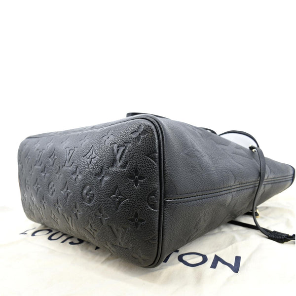 LOUIS VUITTON Neverfull MM Monogram Empreinte Tote Bag Black