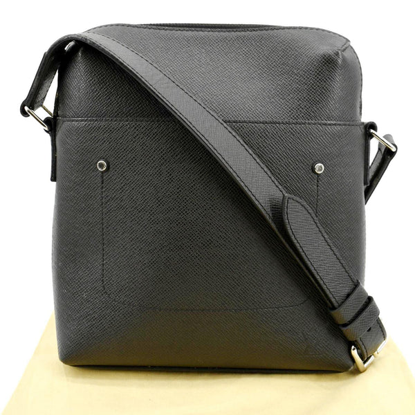 LOUIS VUITTON Grigori Pochette Taiga Leather Crossbody Bag Black