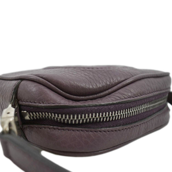 GUCCI Soho Disco Leather Crossbody Bag Peonia Flower 355202