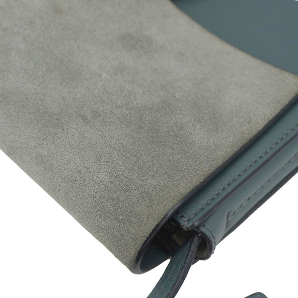CHLOE Faye Small Suede Shoulder Bag Gray