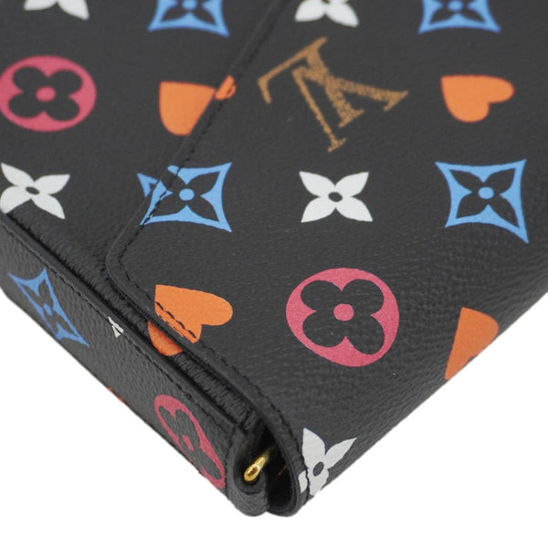 LOUIS VUITTON Pochette Felicie Game On Canvas Crossbody Bag Multicolor