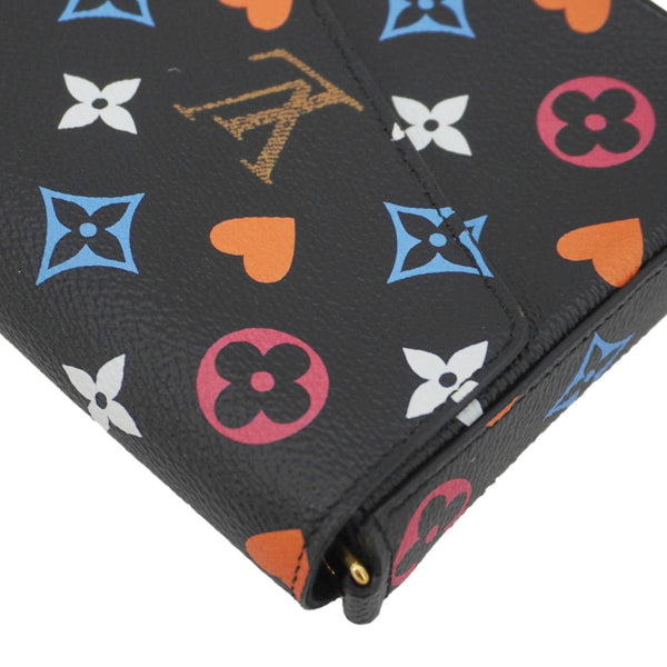 LOUIS VUITTON Pochette Felicie Game On Canvas Crossbody Bag Multicolor