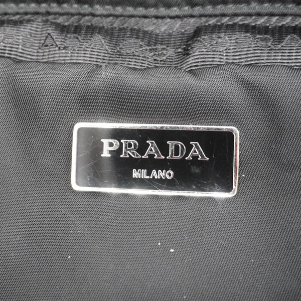 PRADA Tessuto Bomber Nylon Shopping Tote Bag Black