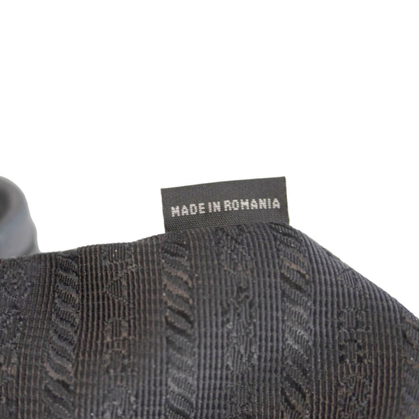 PRADA Tessuto Bomber Nylon Shopping Tote Bag Black