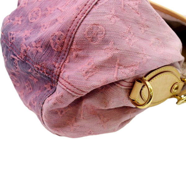 LOUIS VUITTON Sunshine Monogram Denim Canvas Shoulder Bag Rose