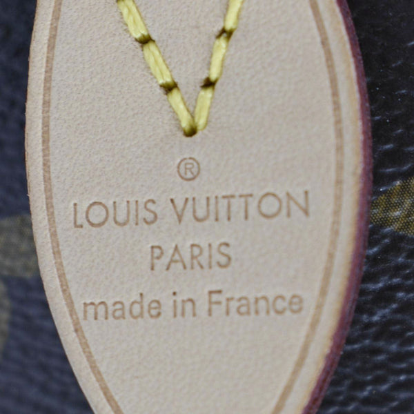 LOUIS VUITTON Speedy 20 Bandouliere Monogram Canvas Satchel Bag Brown