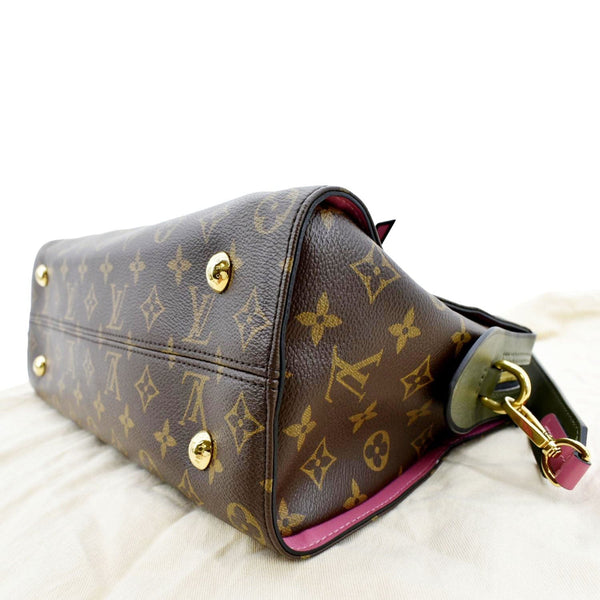 LOUIS VUITTON Tuileries Monogram Canvas Shoulder Bag Brown