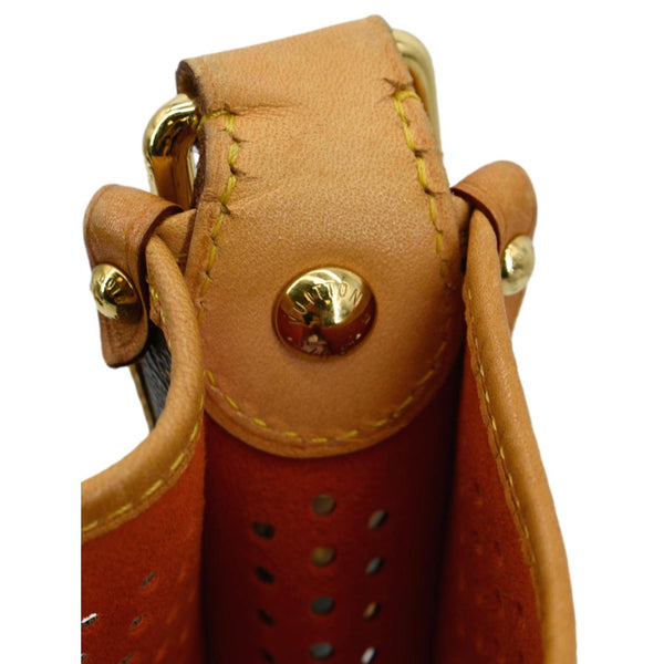 LOUIS VUITTON Perforated Musette Monogram Canvas Crossbody Bag Brown