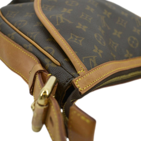 LOUIS VUITTON Tulum GM Monogram Canvas Crossbody Bag Brown