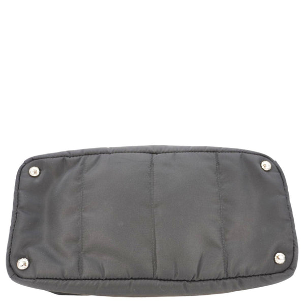 PRADA Tessuto Bomber Nylon Shopping Tote Bag Black