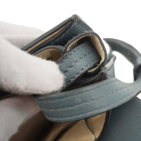 CHLOE Faye Small Suede Shoulder Bag Gray