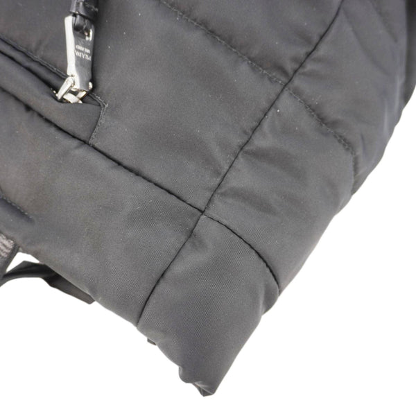 PRADA Tessuto Bomber Nylon Shopping Tote Bag Black