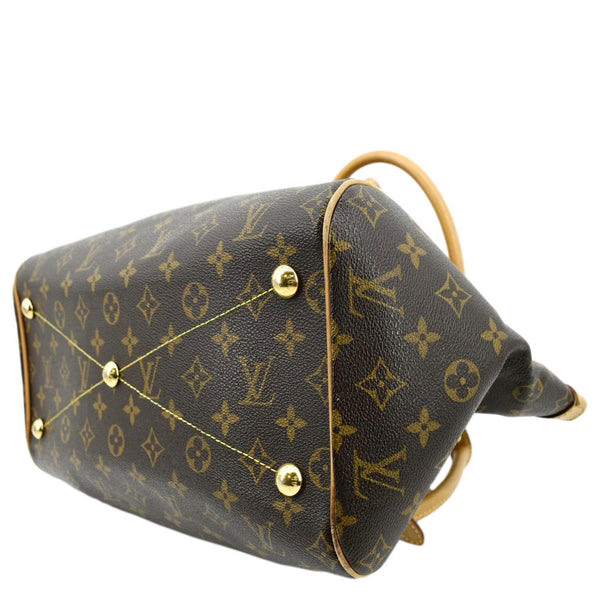 LOUIS VUITTON Tivoli GM Monogram Canvas Shoulder Bag Brown