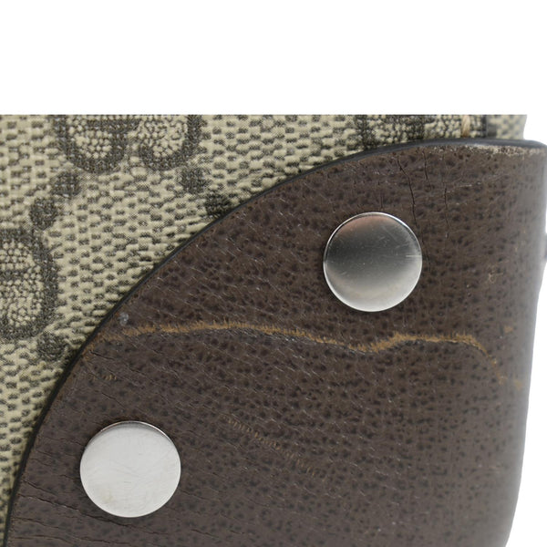 GUCCI Small GG Supreme Canvas Tote Bag Beige 643814