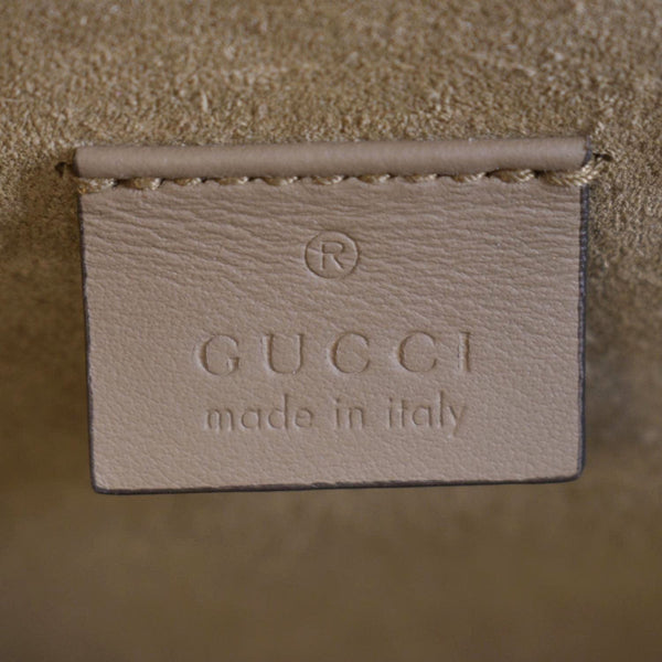 GUCCI Dionysus Small GG Supreme Canvas Shoulder Bag Beige 400249