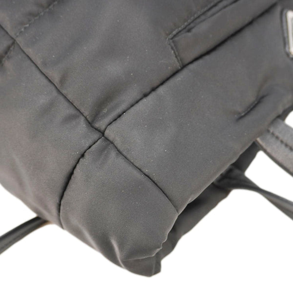 PRADA Tessuto Bomber Nylon Shopping Tote Bag Black