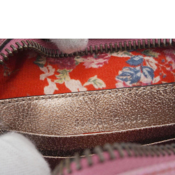 GUCCI Trapuntata Mini Zumi Dome Laminated Nappa Leather Crossbody Bag pink 534951