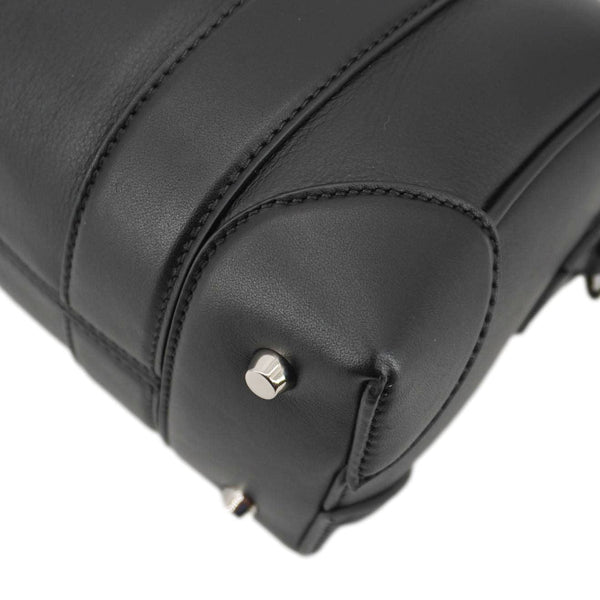 GIVENCHY Lucrezia Mini Calfskin Leather Duffle Bag Black