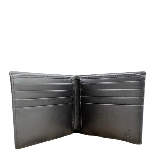 GUCCI Supreme Monogram Tiger Print Bifold Wallet Beige 451268