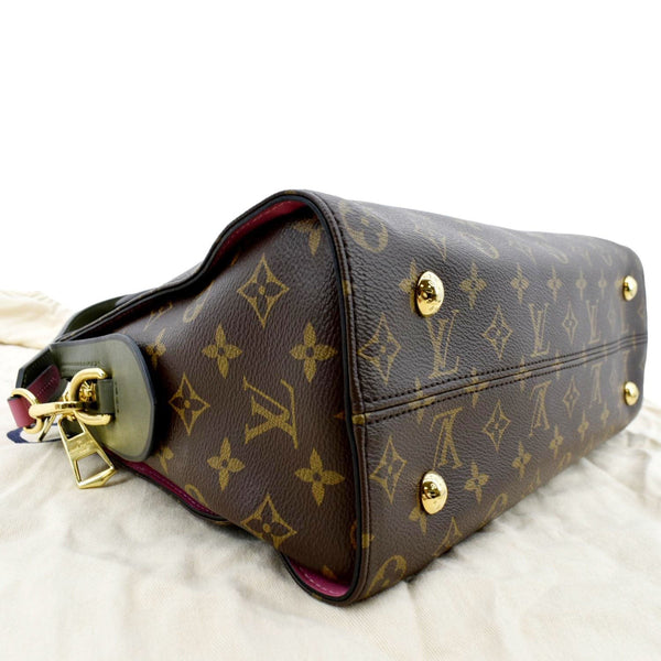 LOUIS VUITTON Tuileries Monogram Canvas Shoulder Bag Brown