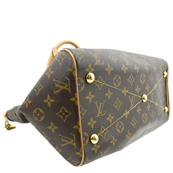 LOUIS VUITTON Tivoli GM Monogram Canvas Shoulder Bag Brown