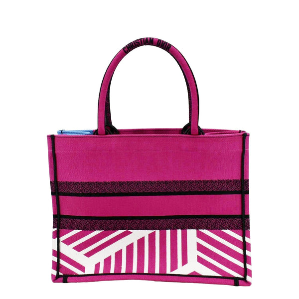 Christian Dior Butterfly Book Canvas Tote bag in Pink color