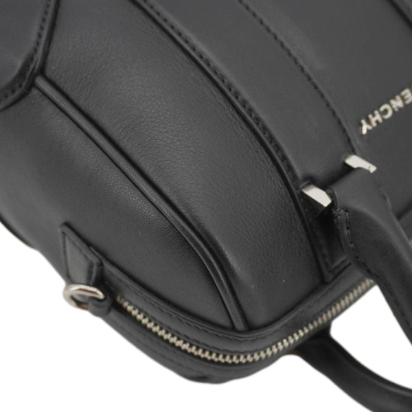 GIVENCHY Lucrezia Mini Calfskin Leather Duffle Bag Black