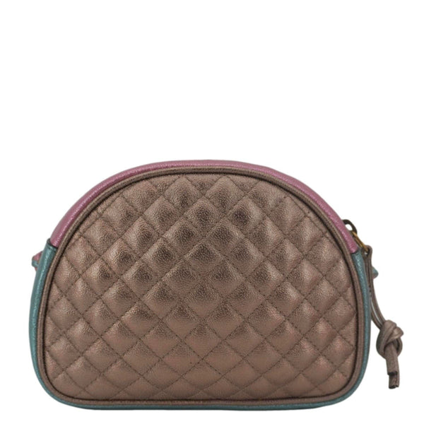 GUCCI Trapuntata Mini Zumi Dome Laminated Nappa Leather Crossbody Bag pink 534951