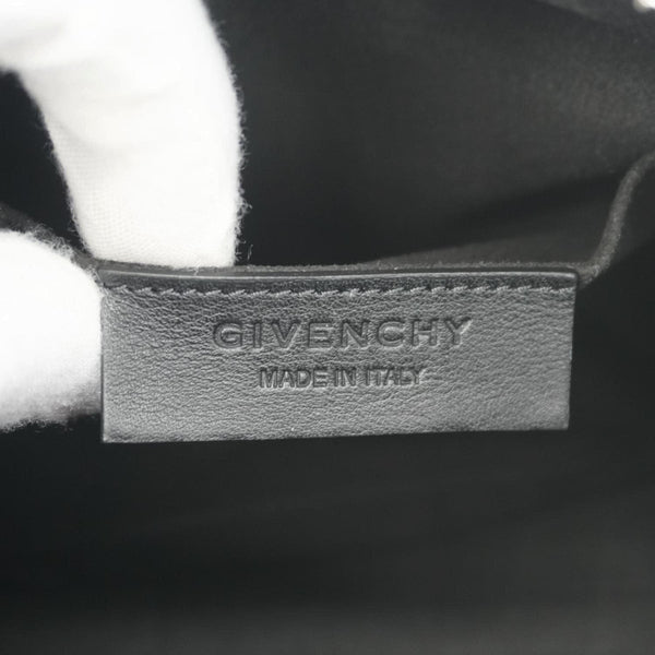 GIVENCHY Lucrezia Mini Calfskin Leather Duffle Bag Black