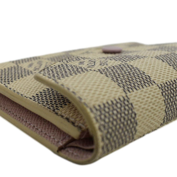 LOUIS VUITTON Victorine Damier Azur Wallet White