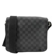 LOUIS VUITTON District PM Messenger Damier Graphite Messenger Bag Black