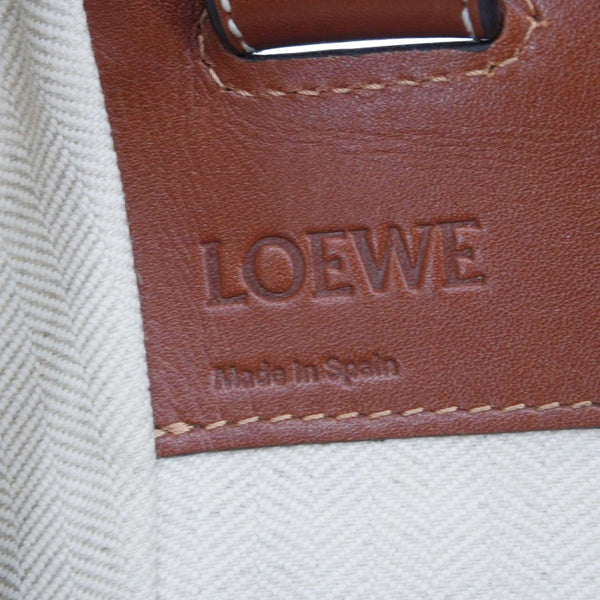 LOEWE Hammock Calfskin Leather Shoulder Bag Brown