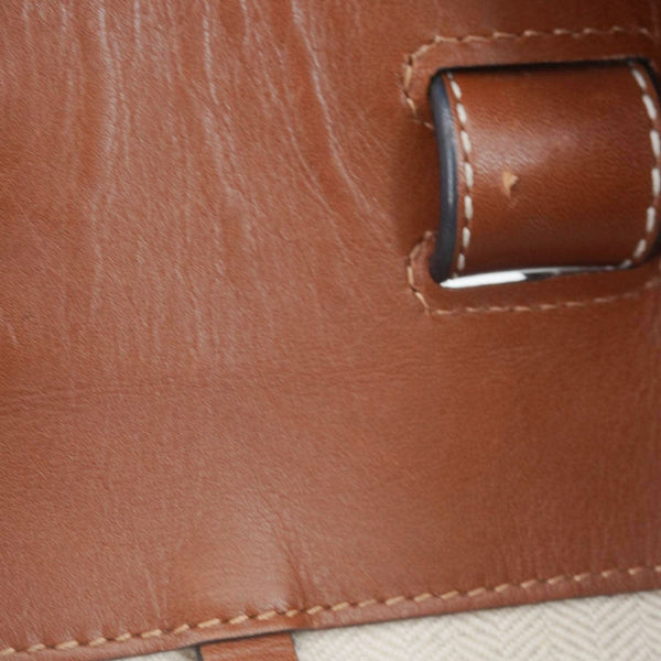 LOEWE Hammock Calfskin Leather Shoulder Bag Brown