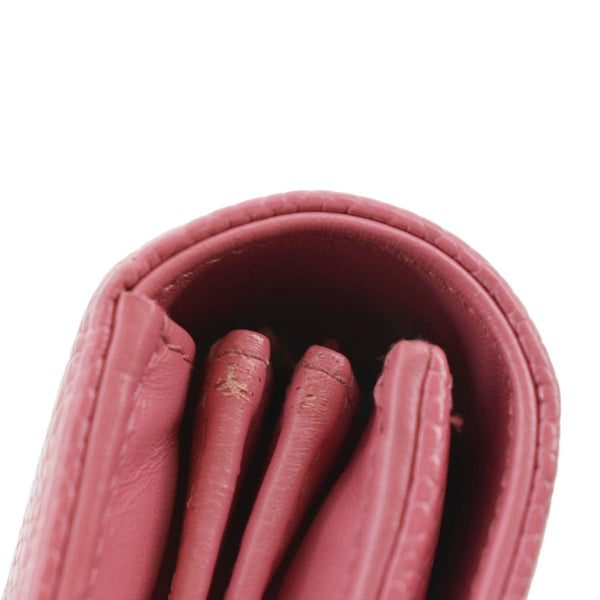 CHANEL Timeless CC Flap Caviar Leather Wallet Pink