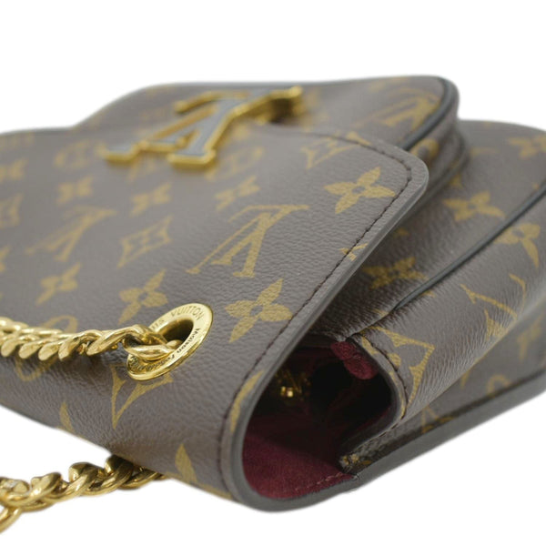 LOUIS VUITTON Passy NM Monogram Canvas Shoulder Bag Brown