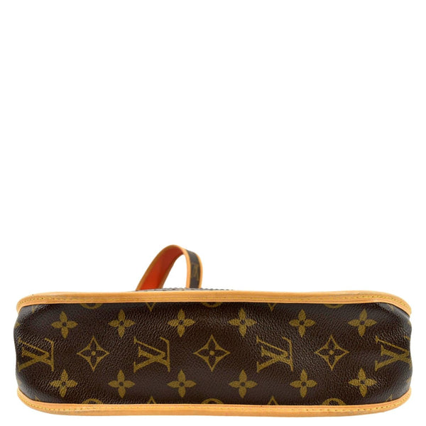 LOUIS VUITTON Perforated Musette Monogram Canvas Crossbody Bag Brown