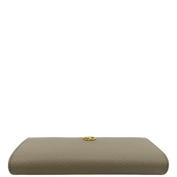 GUCCI GG Marmont Continental Canvas Wallet Beige 456116