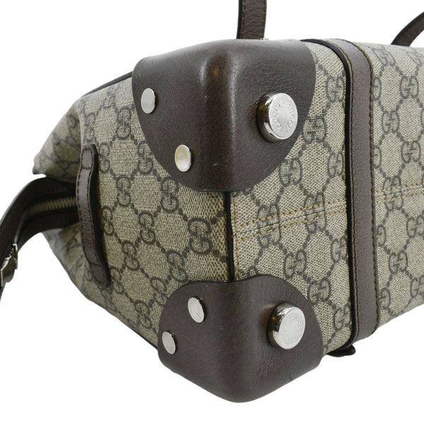 GUCCI Small GG Supreme Canvas Tote Bag Beige 643814